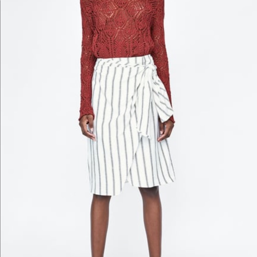Zara wrap skirt